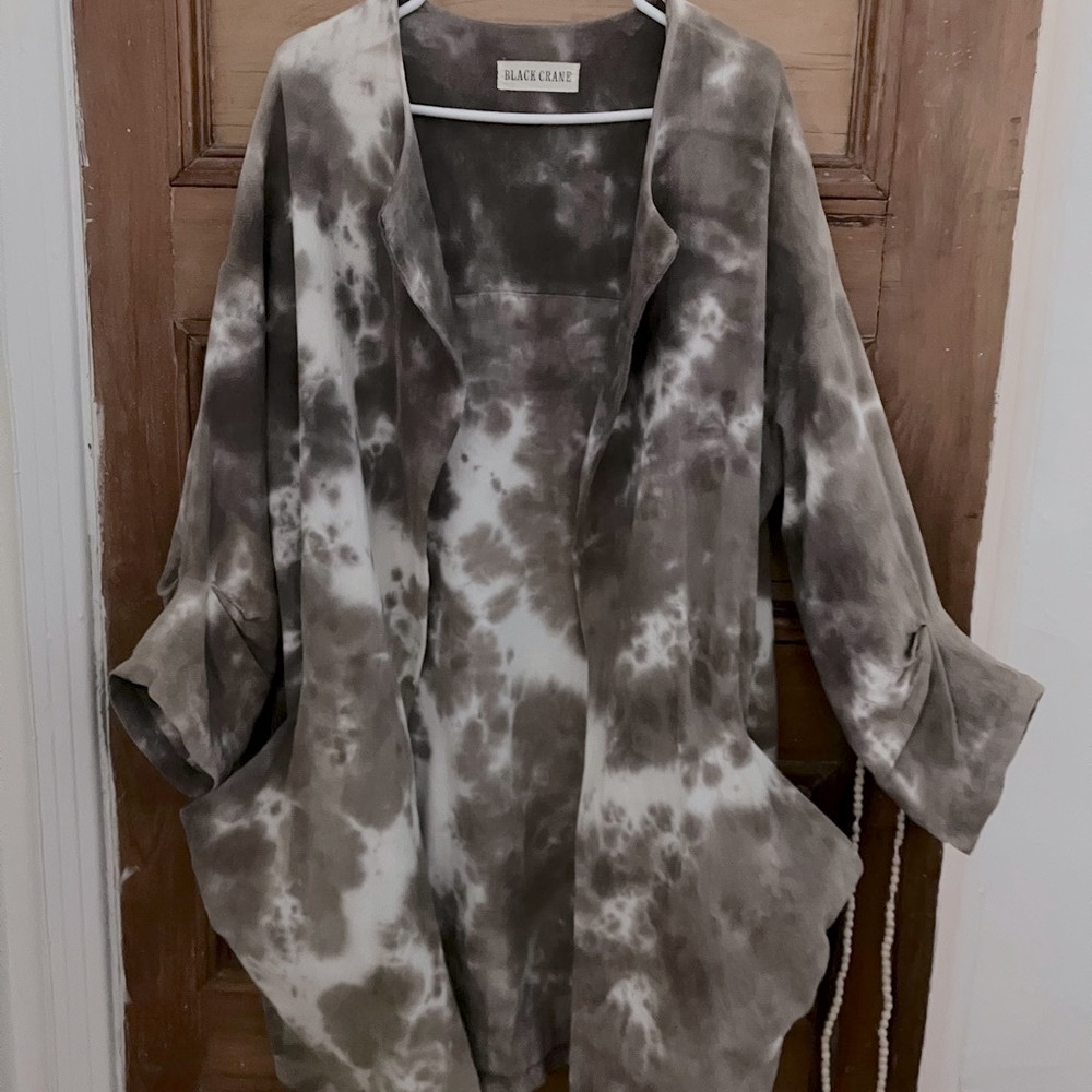 Tie-Dye Jacket - Brown